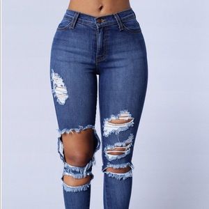Fashion nova beach bum jeans